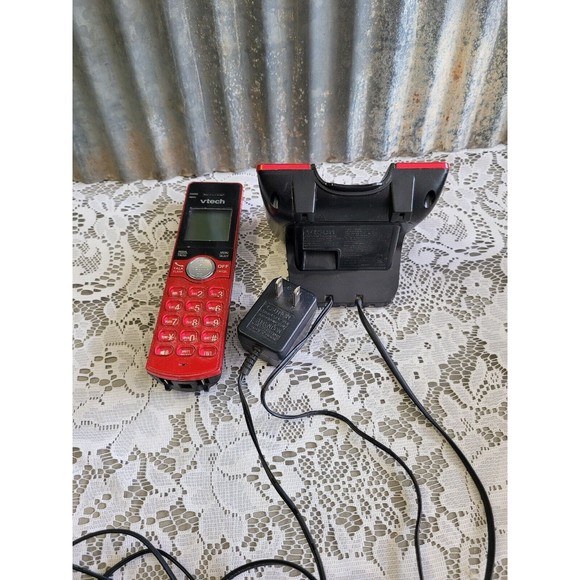 VTech CS6919-16 DECT 6.0 Red Cordless Phone with Caller ID/Call Waiting - Picture 2 of 2